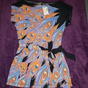 Peacock.Feather Blousse